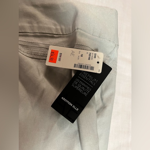 Additional Elle Womans Stretchy Gray/Green Pants w/ Pockets on Either Side!! - Picture 5 of 11